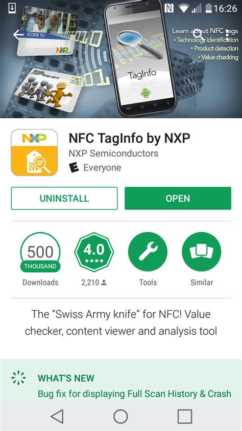 nfc tag writer nxp|nfc taginfo by nxp.